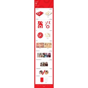 APink - PERCENT (Red Ver. / White Ver.)